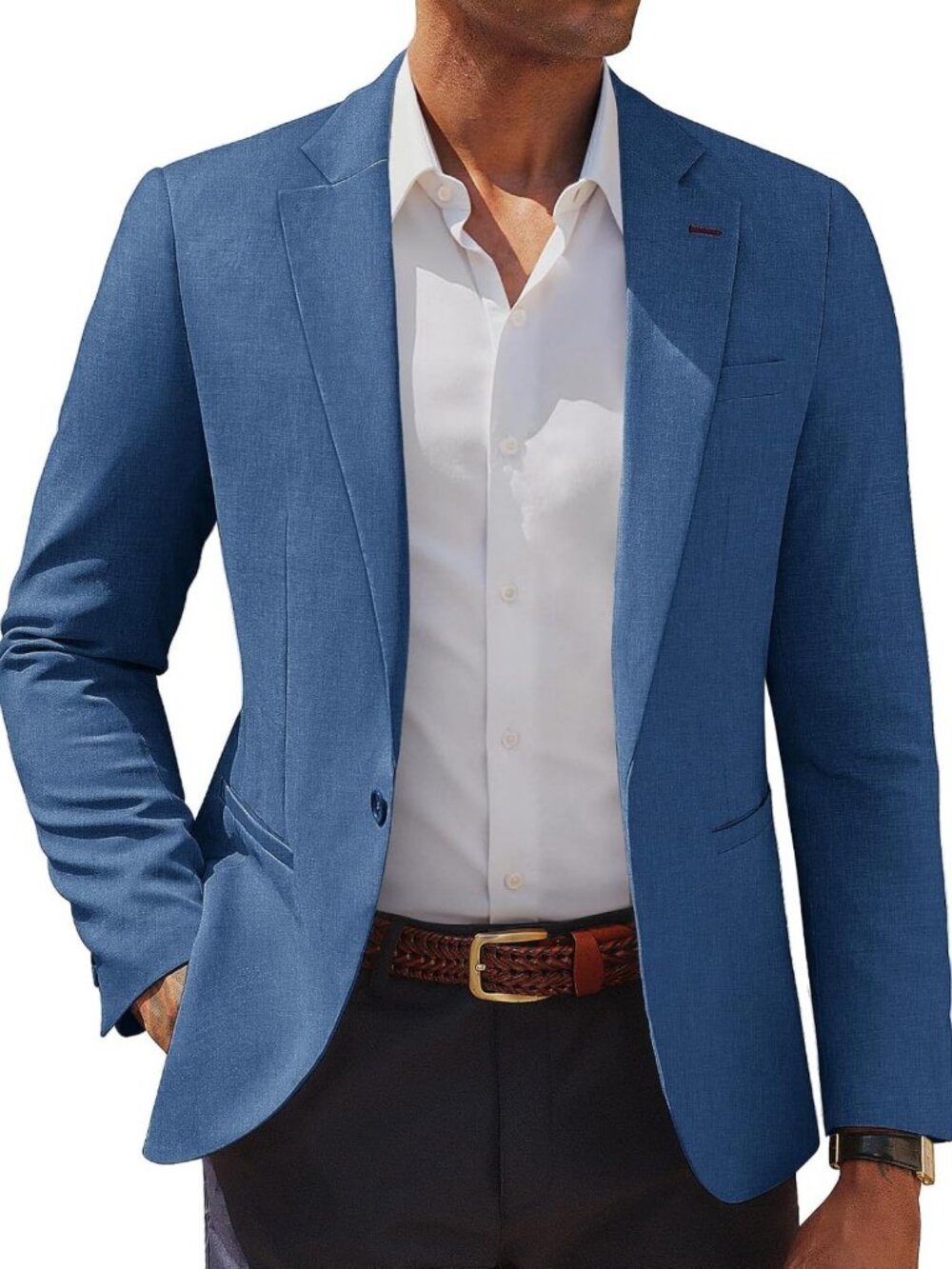 Lightweight Men's Casual Blazer | Slim Fit Sport Coat Jacket for Stylish Look